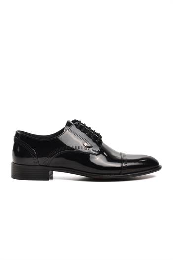 Ayakmod 387 Siyah Rugan Hakiki Deri Erkek Klasik Ayakkabı Ayakmod Erkek Klasik Ayakkabı