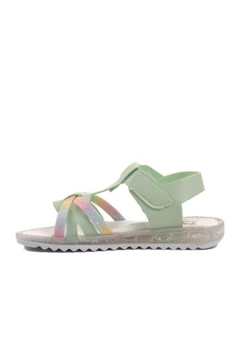 Ayakmod Arz 1200-F Mint Yeşili Cırtlı Kız Çocuk Sandalet Ayakmod Çocuk Sandalet