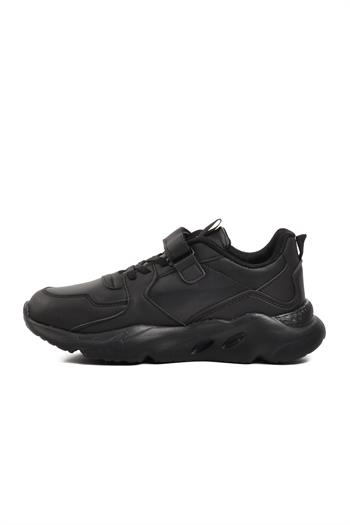 Ayakmod Toronto-F Siyah Cırtlı Çocuk Spor Ayakkabı Ayakmod Çocuk Spor Ayakkabı
