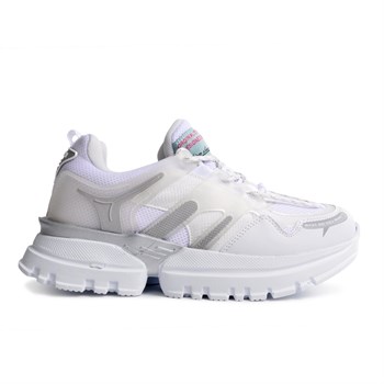 Conpax 5154 Beyaz-Buz Kadın Kalın Taban Sneaker - Ayakmod
