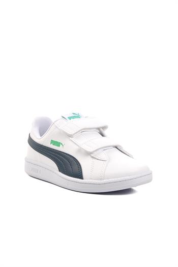 Puma 373602 UP V PS-P Beyaz-Lacivert-Yeşil Çocuk Sneaker Puma Çocuk Spor Ayakkabı