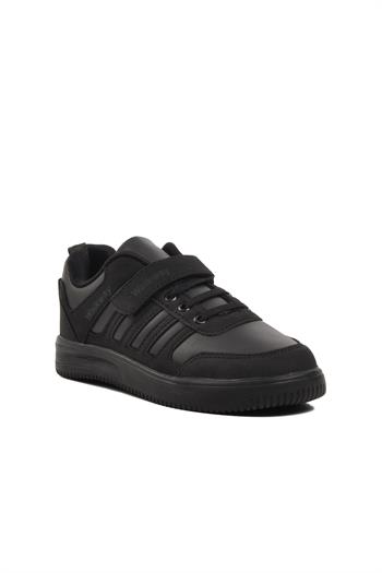 Walkway Mely-F Siyah-Füme Cırtlı Çocuk Sneaker Walkway Çocuk Spor Ayakkabı