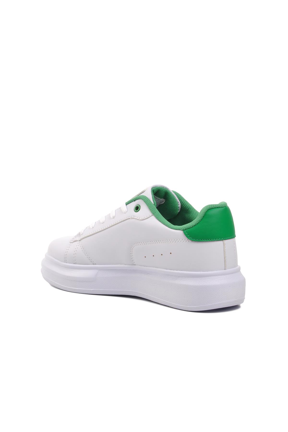 Walkway Nadia Beyaz-Yeşil Kadın Sneaker Walkway Kadın Spor Ayakkabı