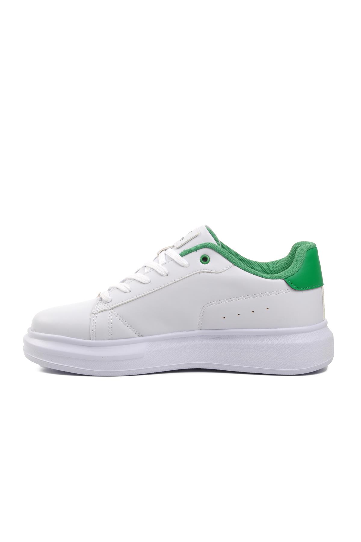 Walkway Nadia Beyaz-Yeşil Kadın Sneaker Walkway Kadın Spor Ayakkabı