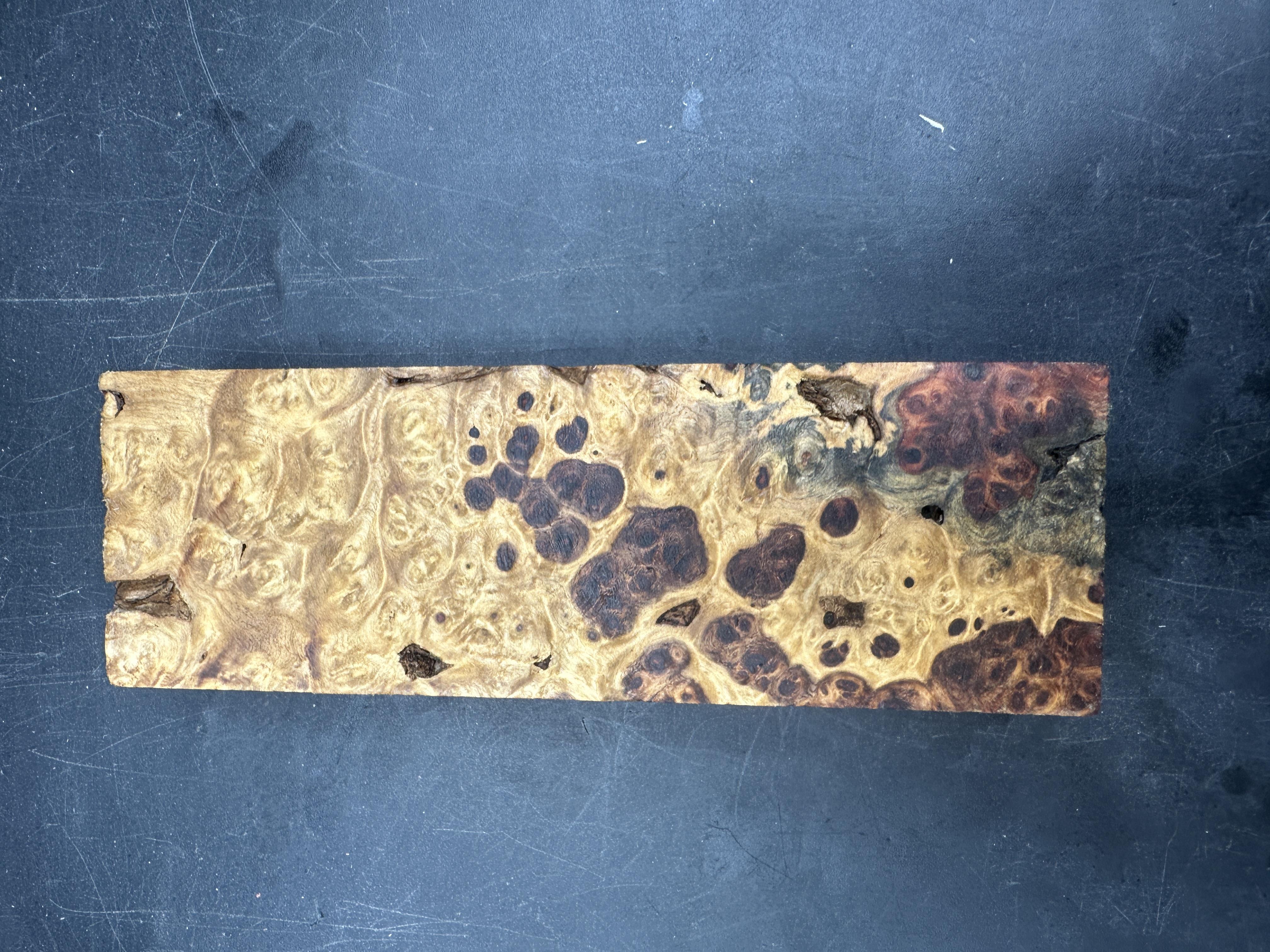 1. Kalite Amboyna Blok Kabze