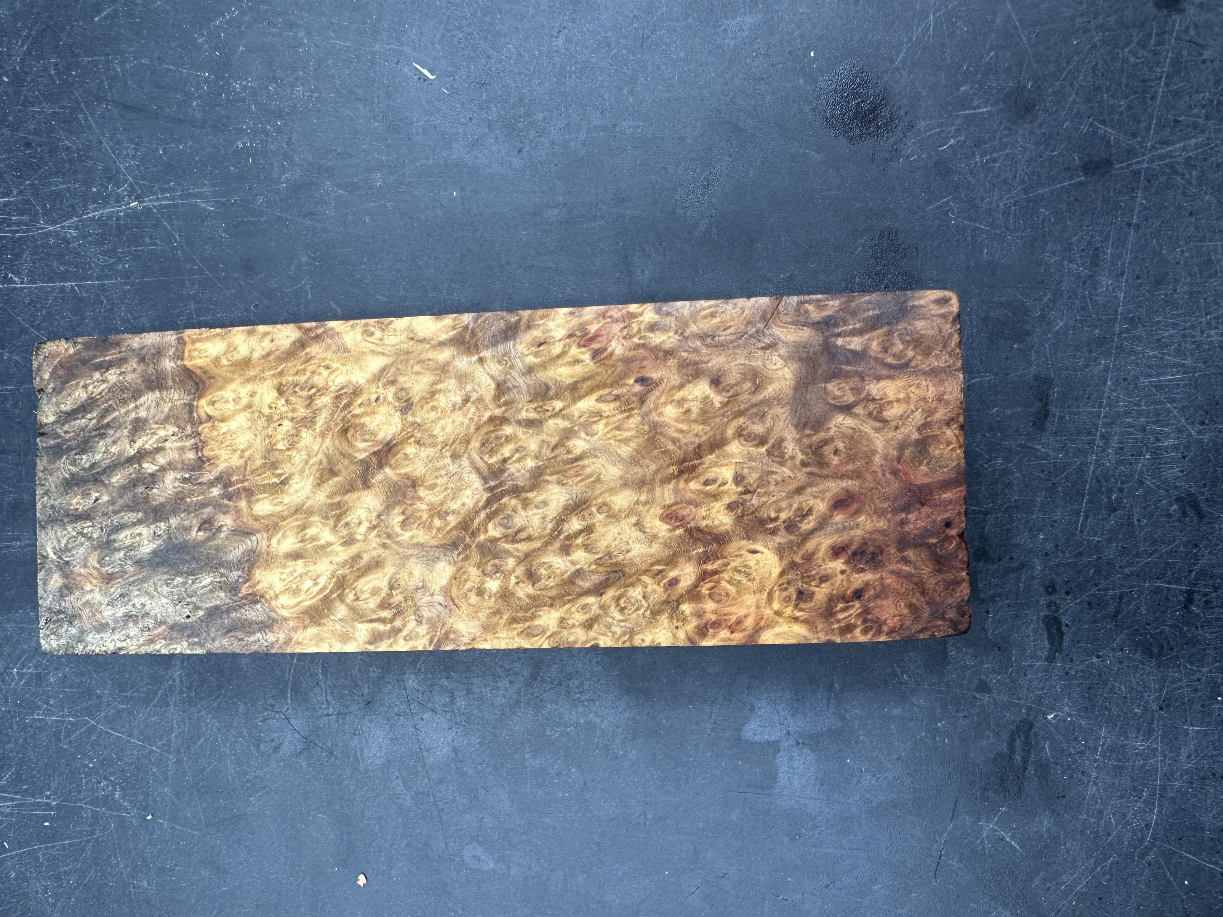 1. Kalite Amboyna Blok Kabze