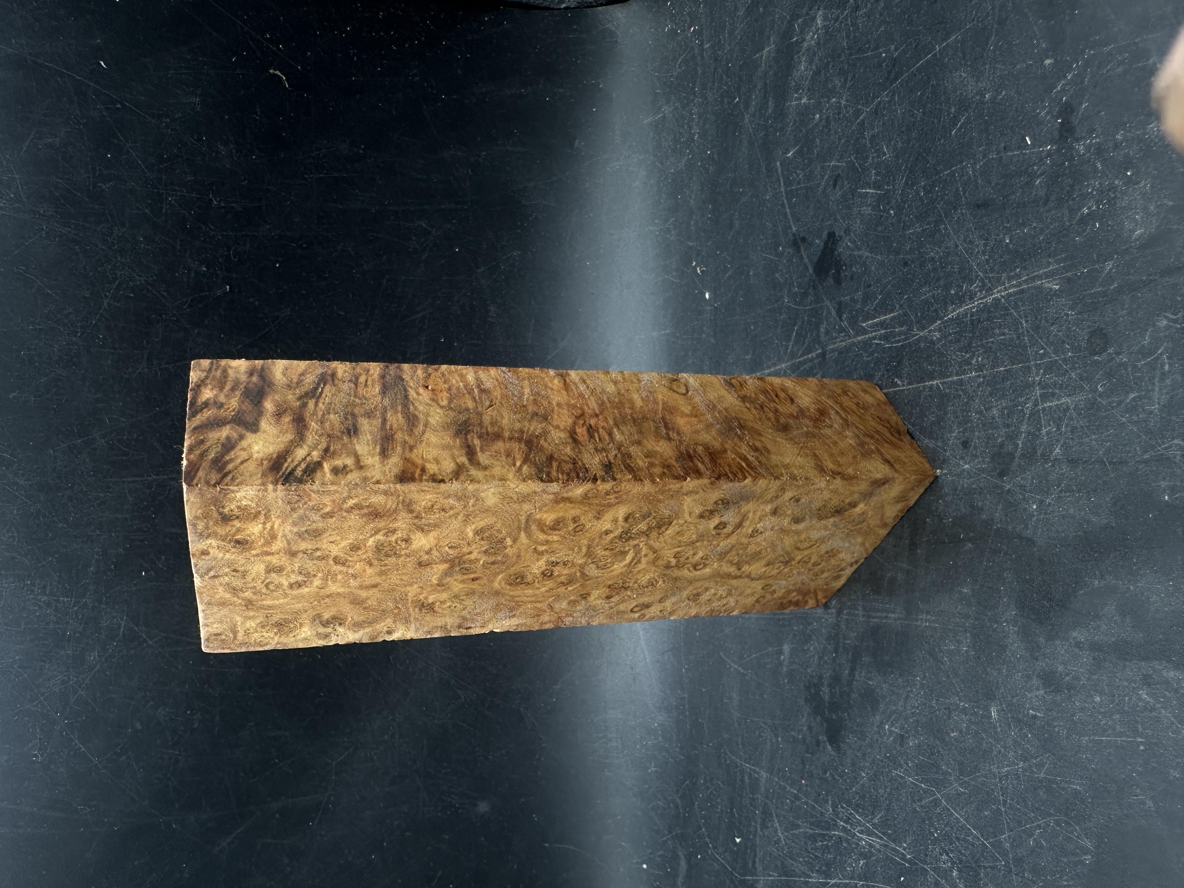 1. Kalite Amboyna Blok Kabze