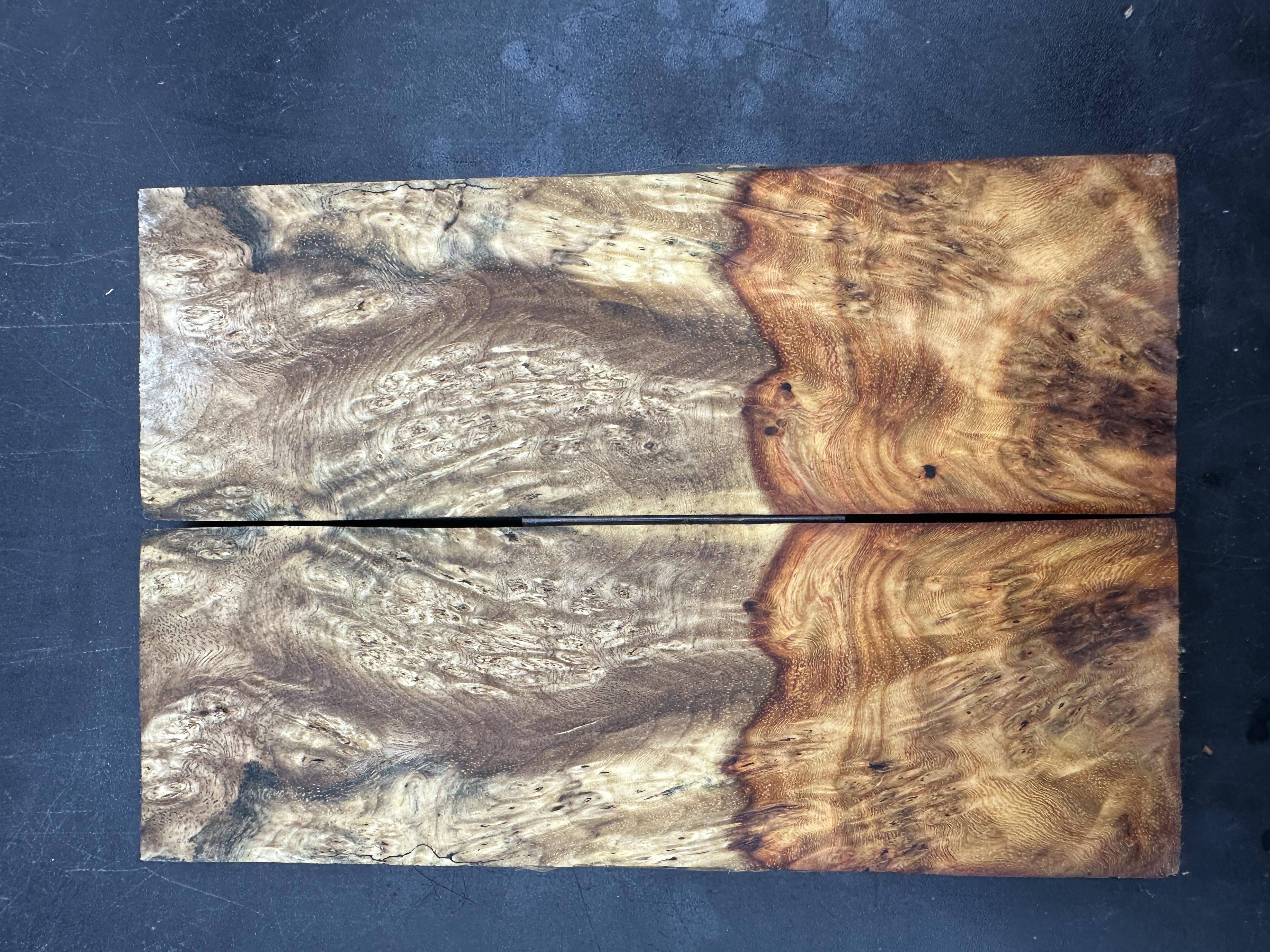 1. Kalite Amboyna Kapak Kabze