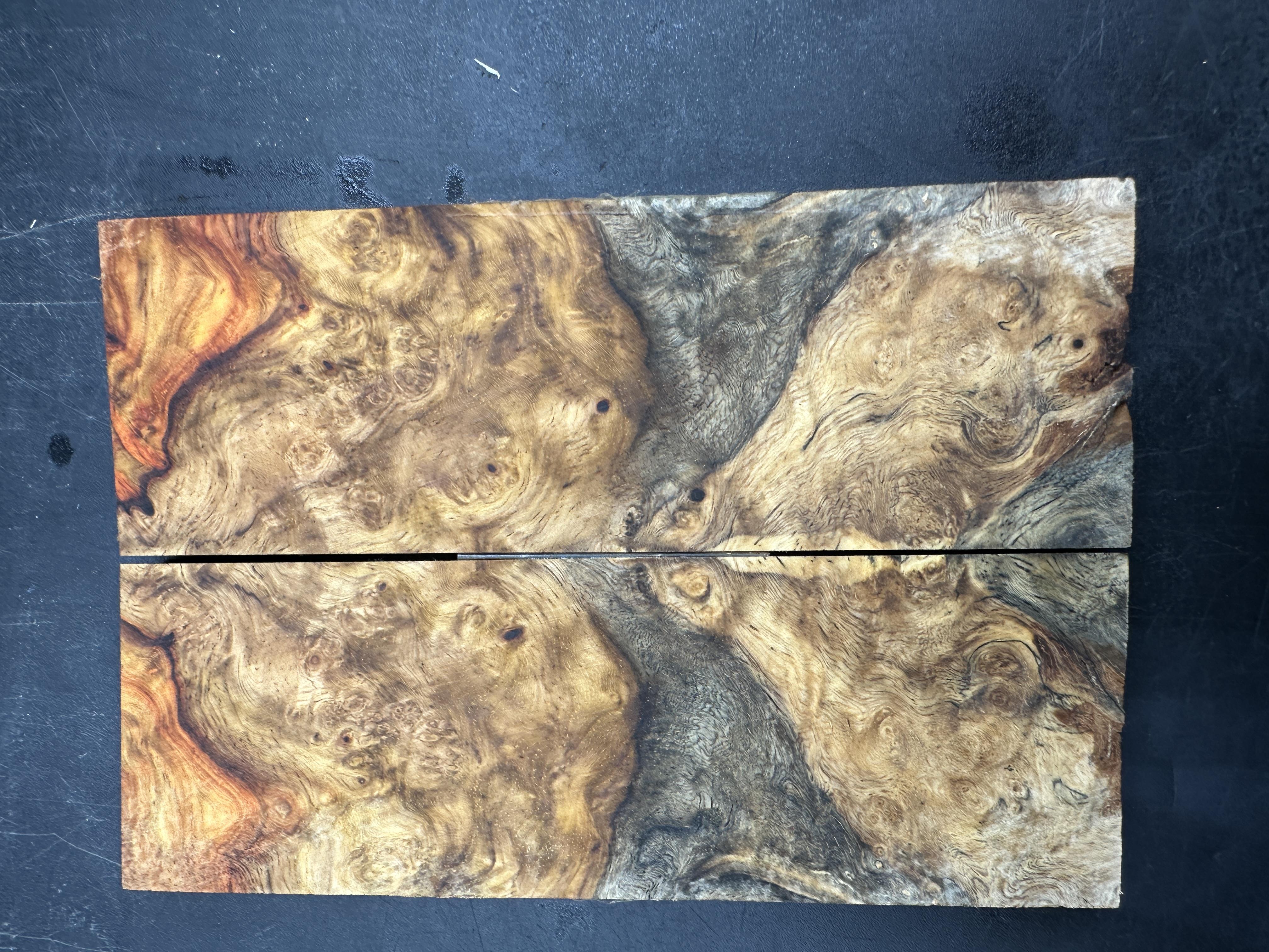 2. Kalite Amboyna Kapak Kabze