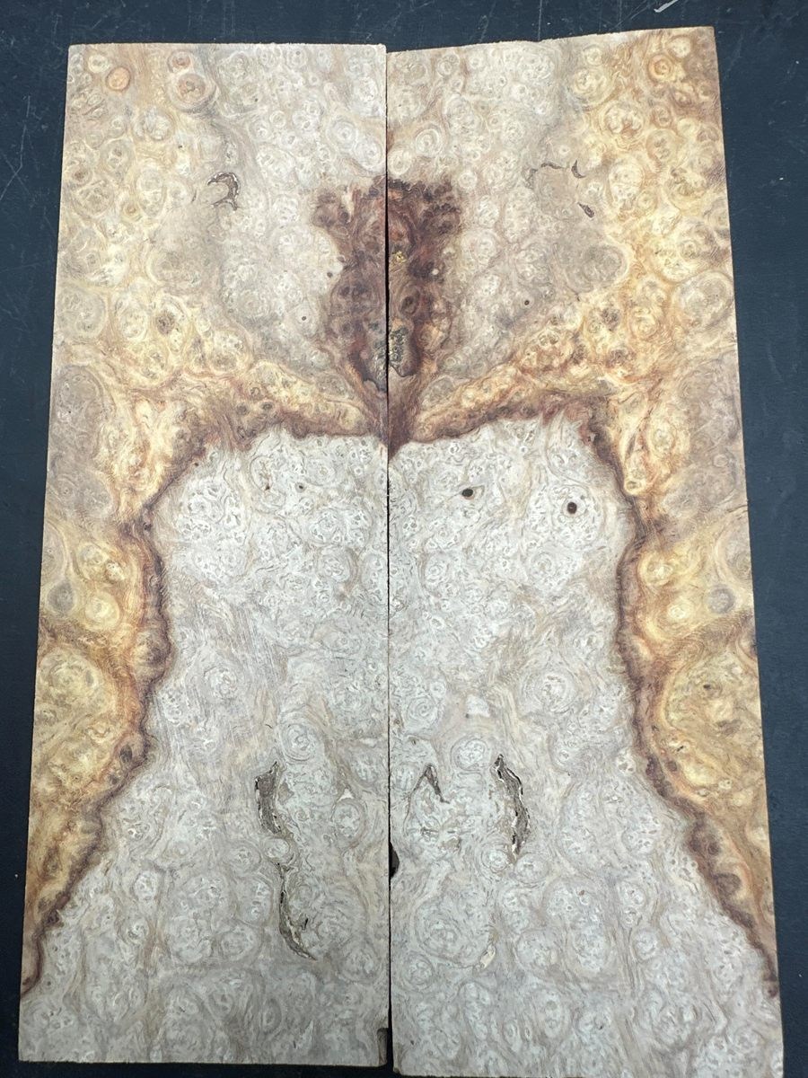 Özel Seri Amboyna Bıçak Kabzası 05 – 9 × 45 × 140 mm