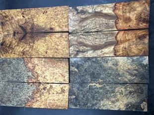 1. Kalite Amboyna Kapak Kabze