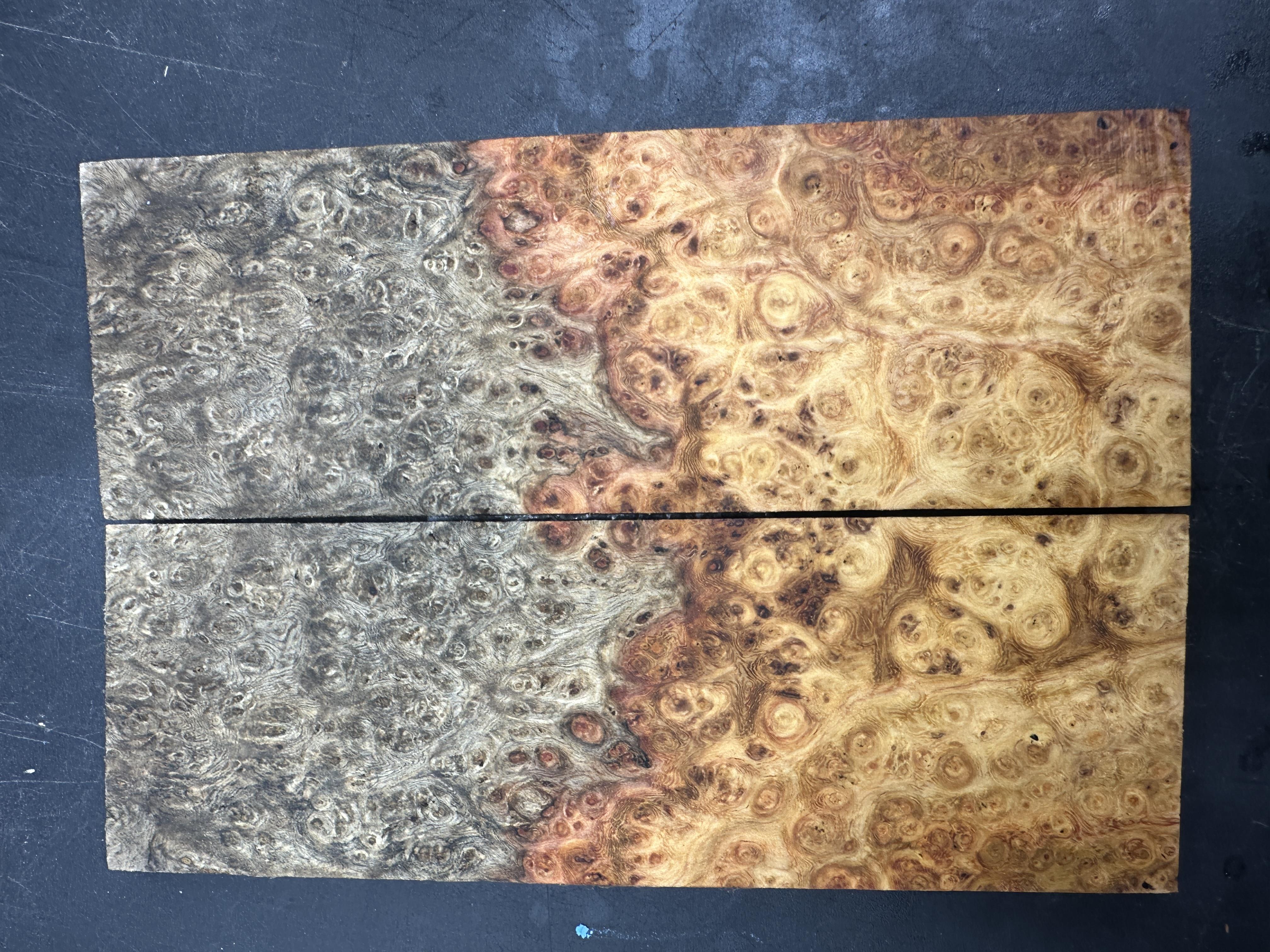 1. Kalite Amboyna Kapak Kabze