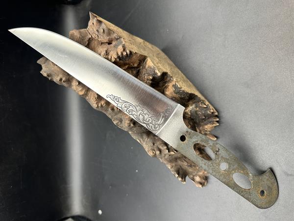 İşlemeli N690 Kurban Bıçağı Profili