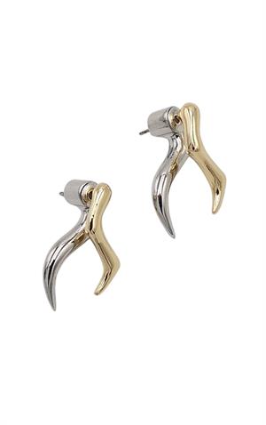 2 Renk Horn Küpe