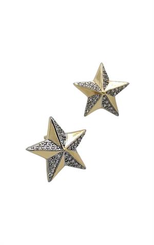 2 Renk Star Küpe