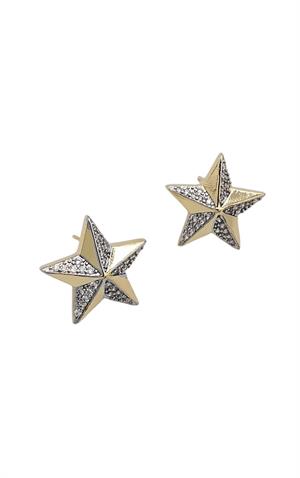 2 Renk Star Küpe