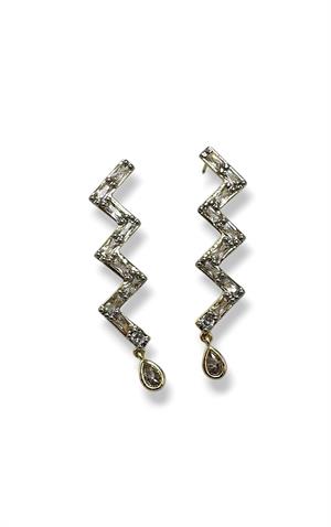Goldies Seri Zigzag Küpe