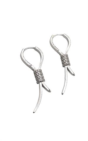 Knot Silver Küpe