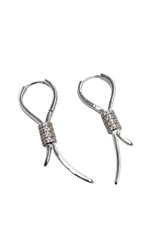 Knot Silver Küpe