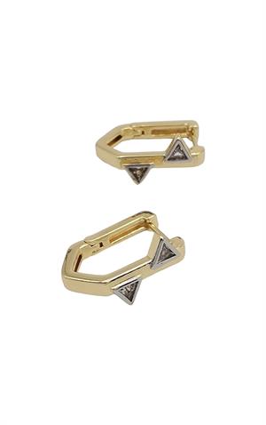 Taş Detaylı Bague Küpe