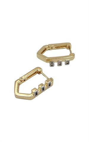Taş Detaylı Bague Küpe