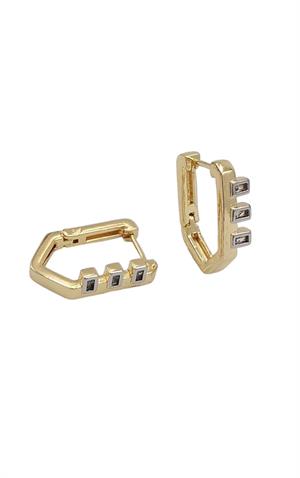 Taş Detaylı Bague Küpe
