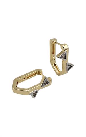 Taş Detaylı Bague Küpe