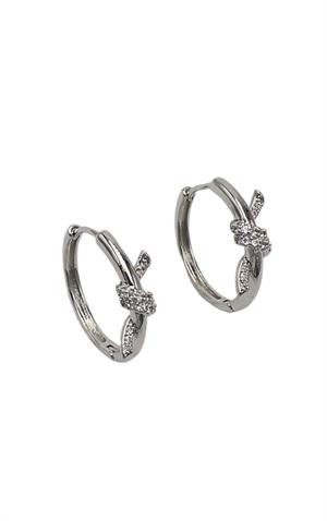Tiff Co Silver Düğüm Küpe