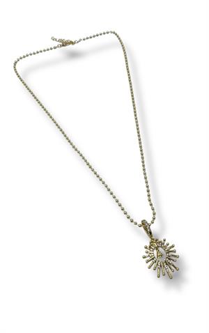 Top Zincirli Shine Kolye