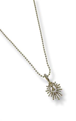 Top Zincirli Shine Kolye