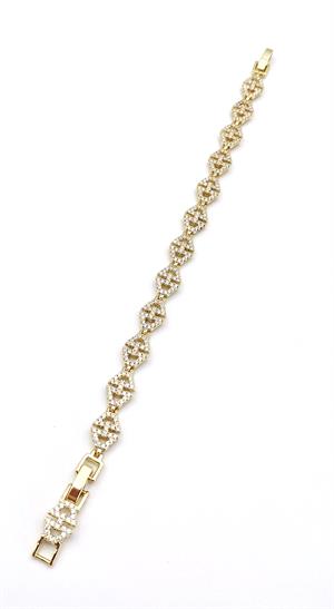 Vip Seri Gold Zirkon Bileklik