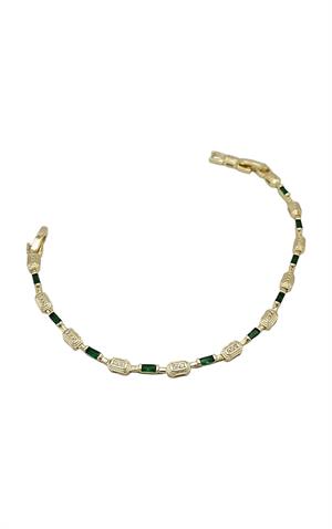 Yeşil Baget Taşlı Bague Bileklik