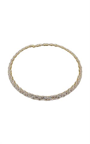 Zirkon Taşlı Choker Kolye