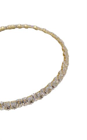 Zirkon Taşlı Choker Kolye
