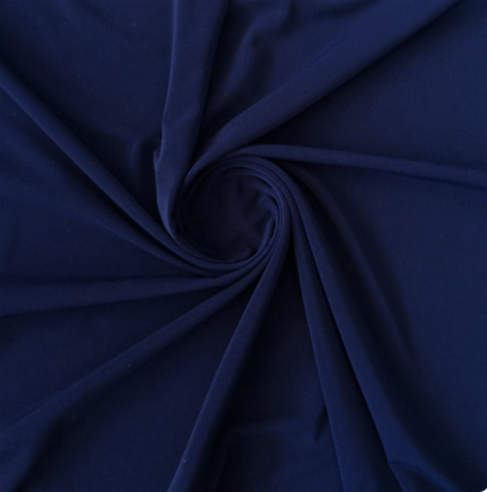 Dark Blue Cotton Lycra