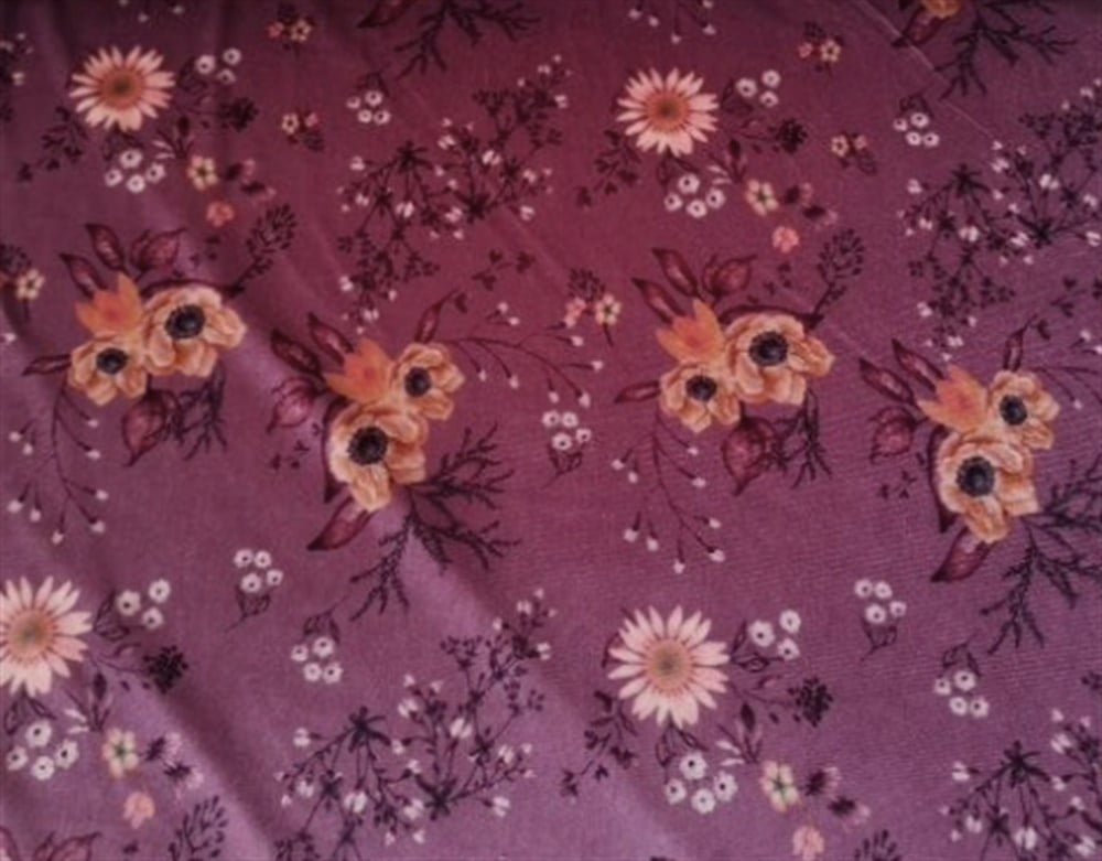 Printed Lycra Velvet - 4