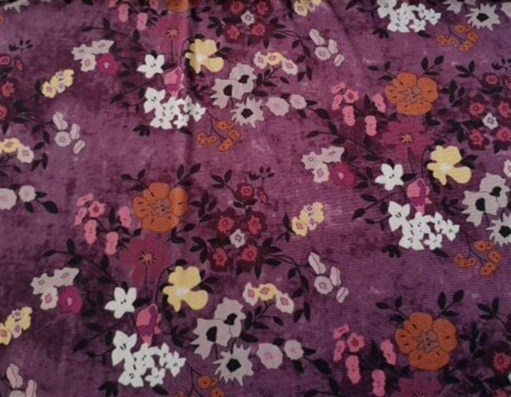 Printed Lycra Velvet - 8