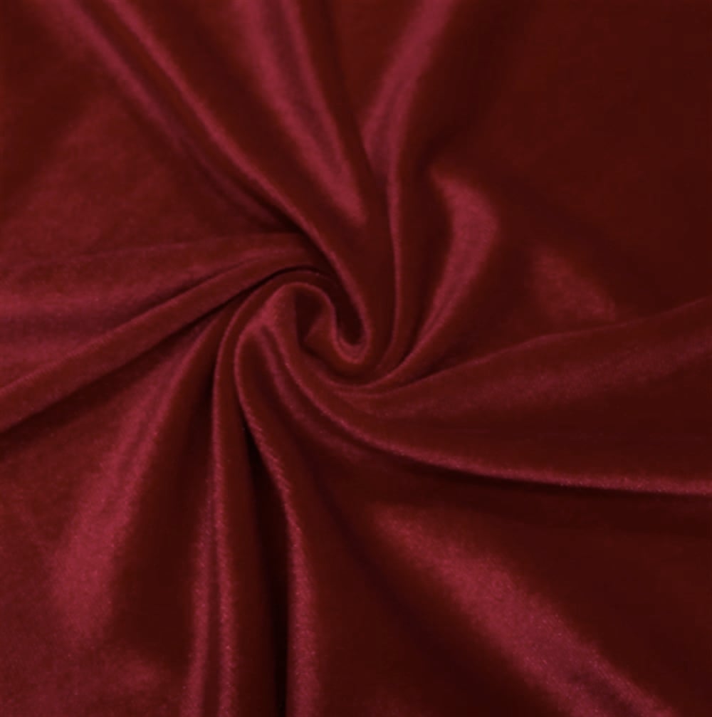 Red Lycra Silk Velvet kk