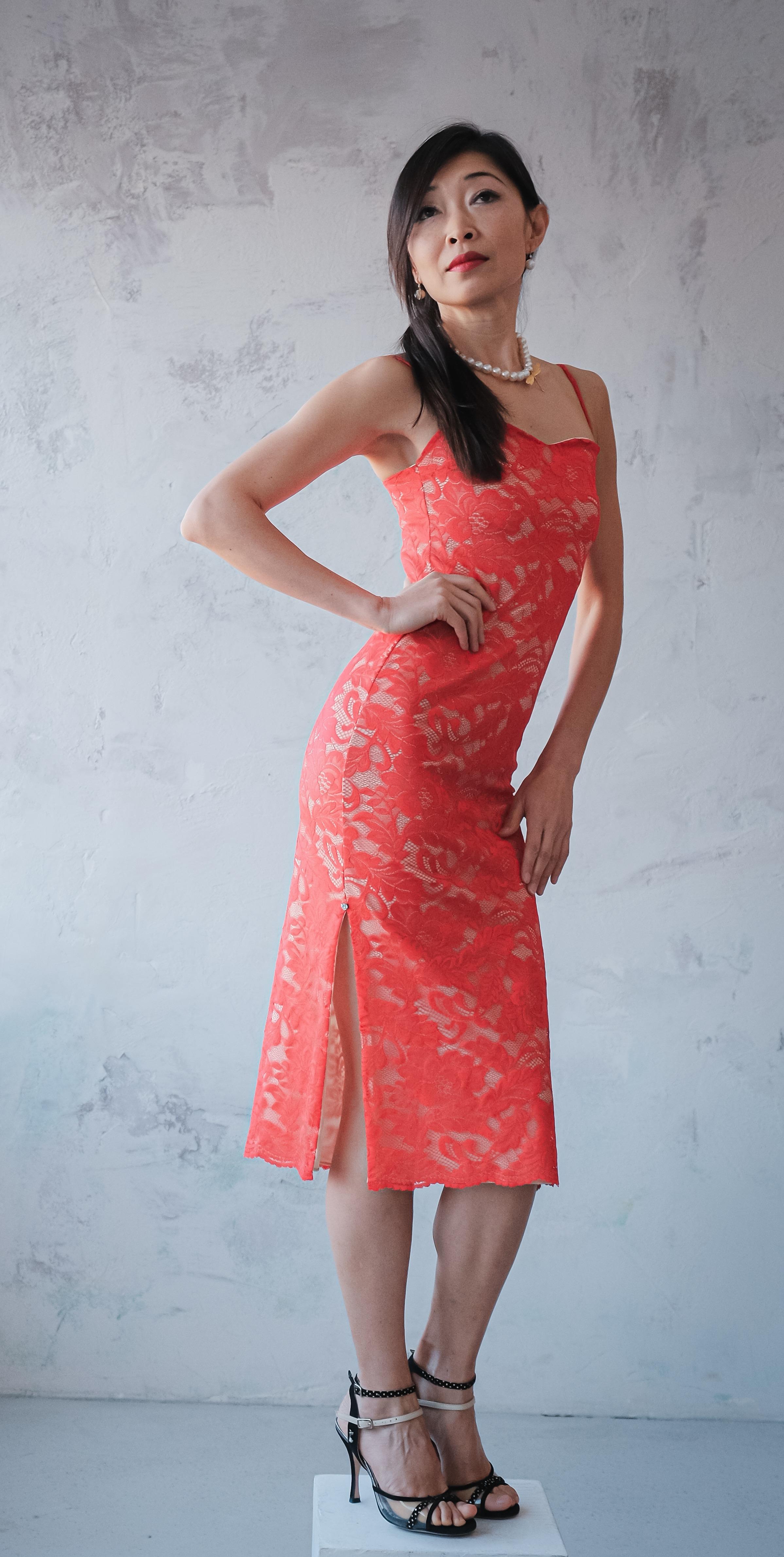 Lace Tango Dress Sweetheart