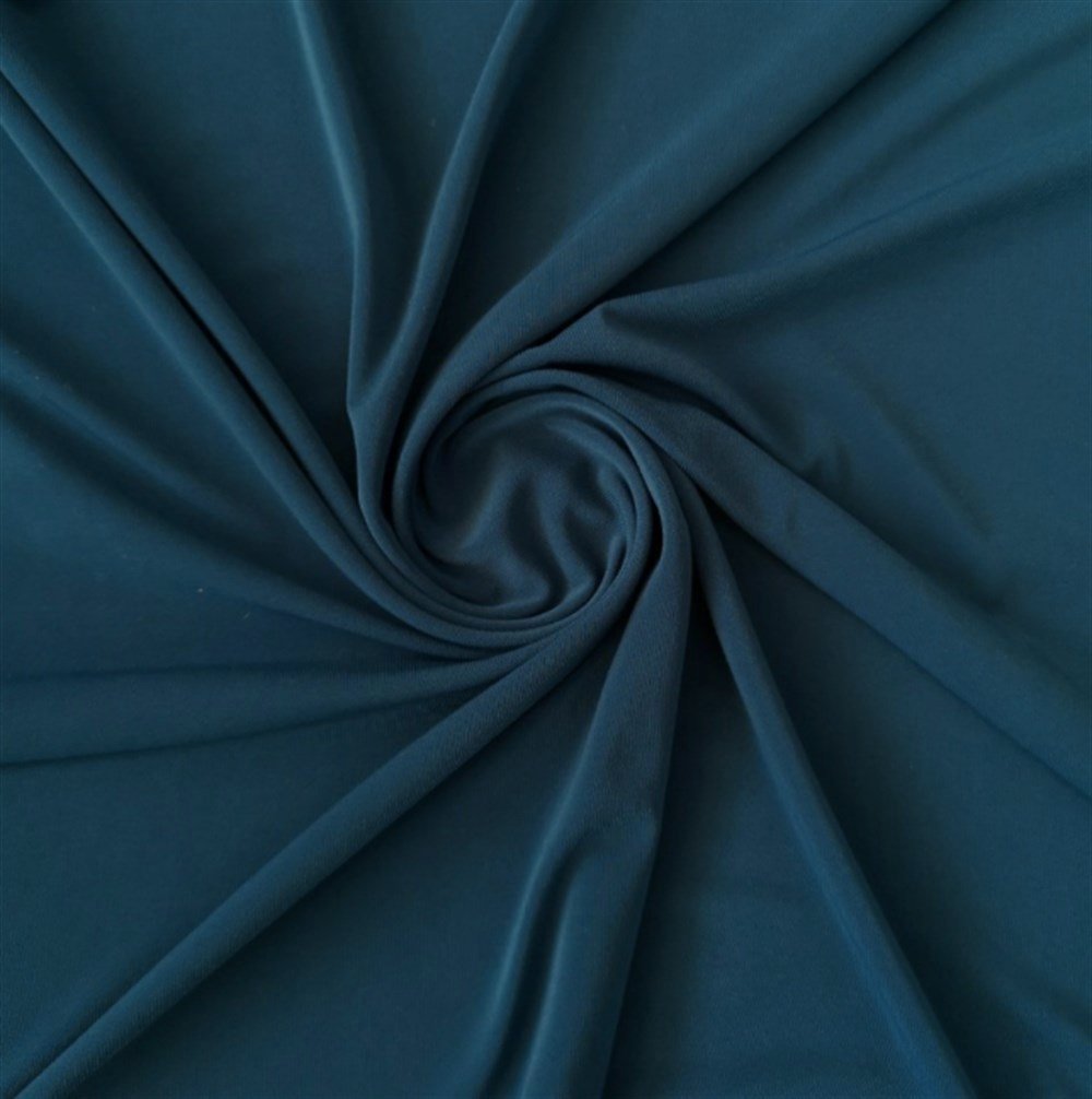 Petrol Blue Cotton Lycra