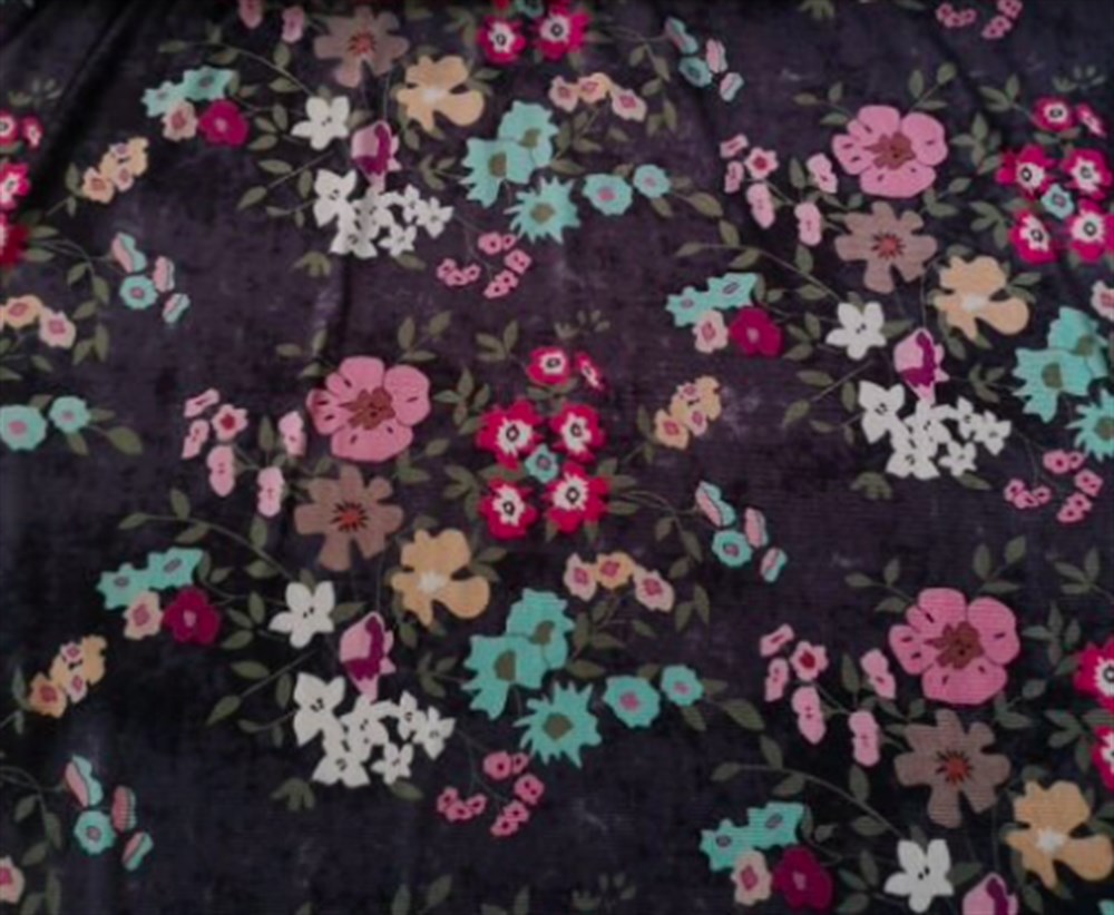 Printed Lycra Velvet - 9