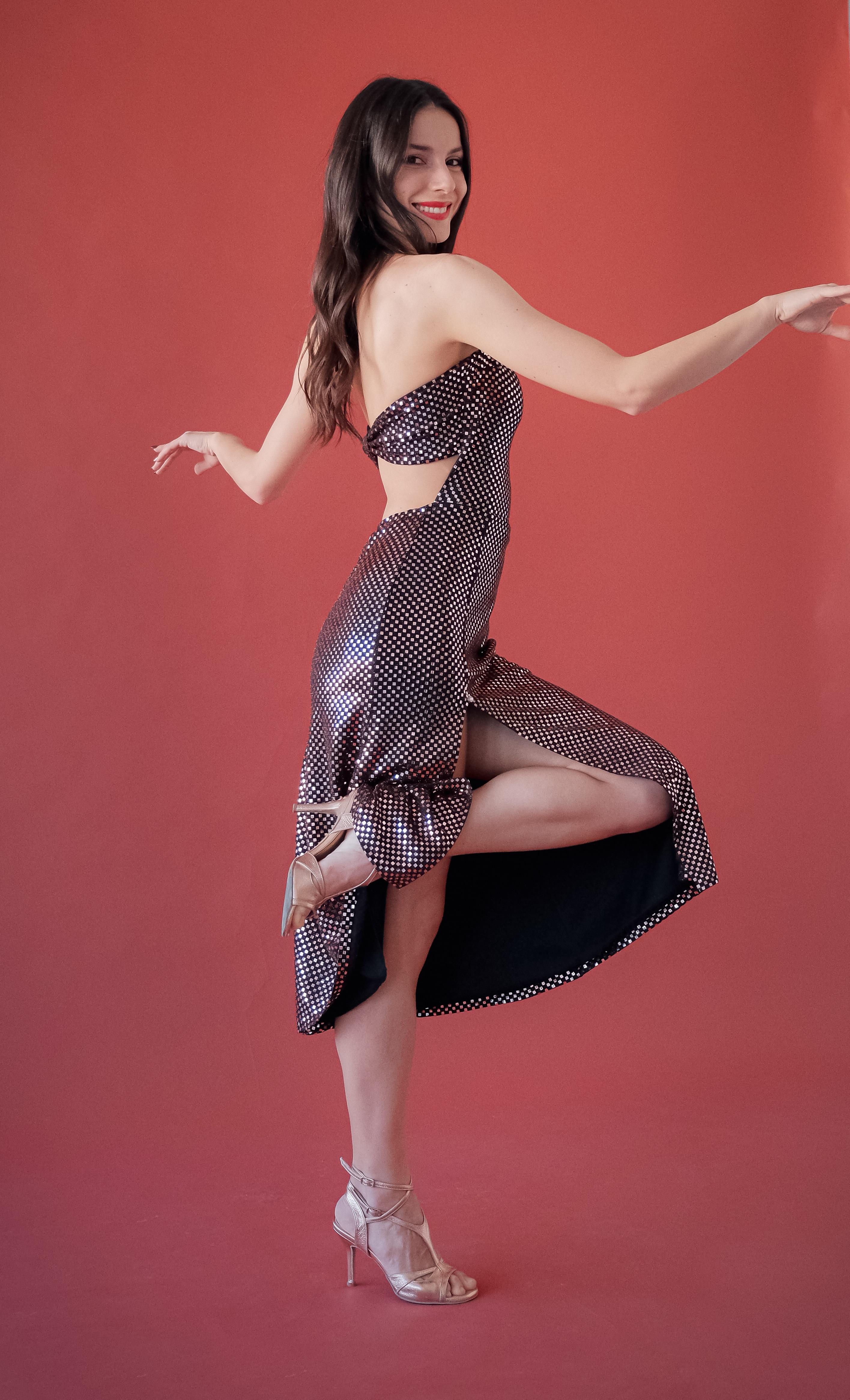 Shiny Tango Dress Ivy