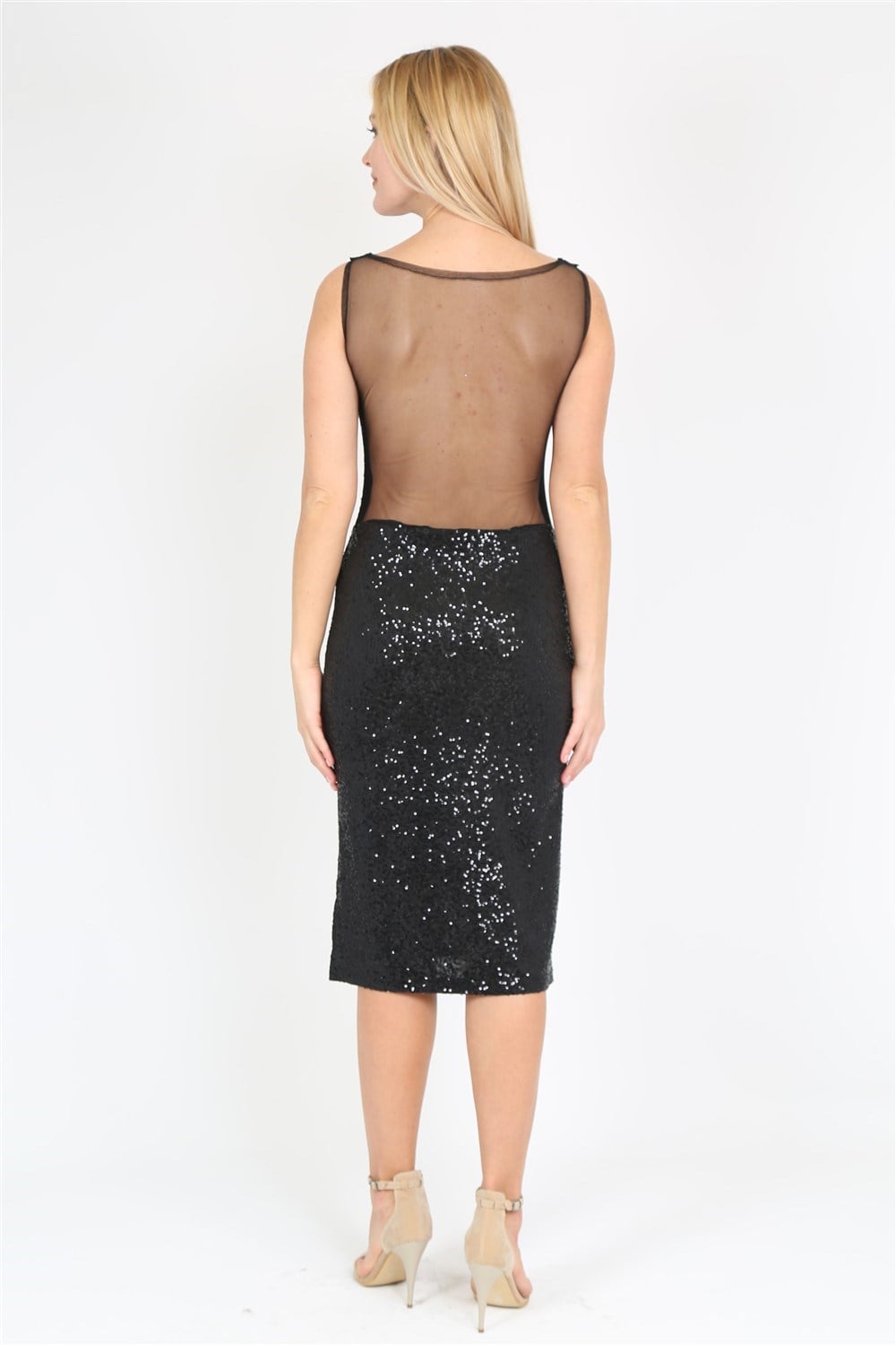 Lycra Sequin and Tulle Tango Dress Selena
