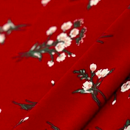 Smaill Flowers Printed Cotton Lycra - Ks
