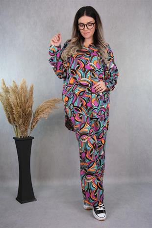 NEW SEASON SHİRT&PANT SET  VİSCOSE FABRİC 