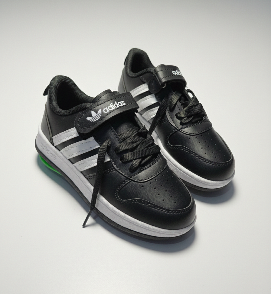 Adidas Çocuk Ayakkabısı Siyah Beyaz