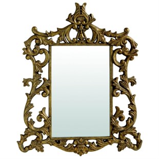 Fenetre Rokoko Altın Varaklı Ayna
