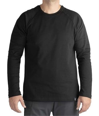 YDS TRAVEL T-SHIRT UZUN KOL -SİYAH