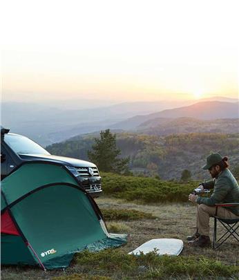 YDS WATERPROOF MILITARY TENT/ÇADIR -HAKİ-KIRMIZI