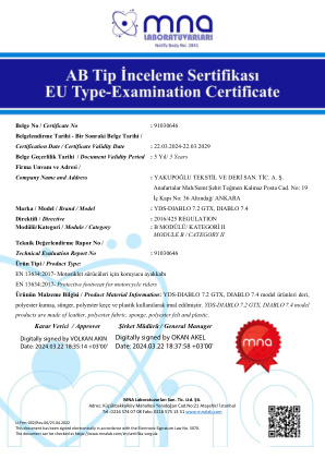 YDS Diablo 7.2 GTX & Diablo 7.4 CE Sertifikası Önizleme